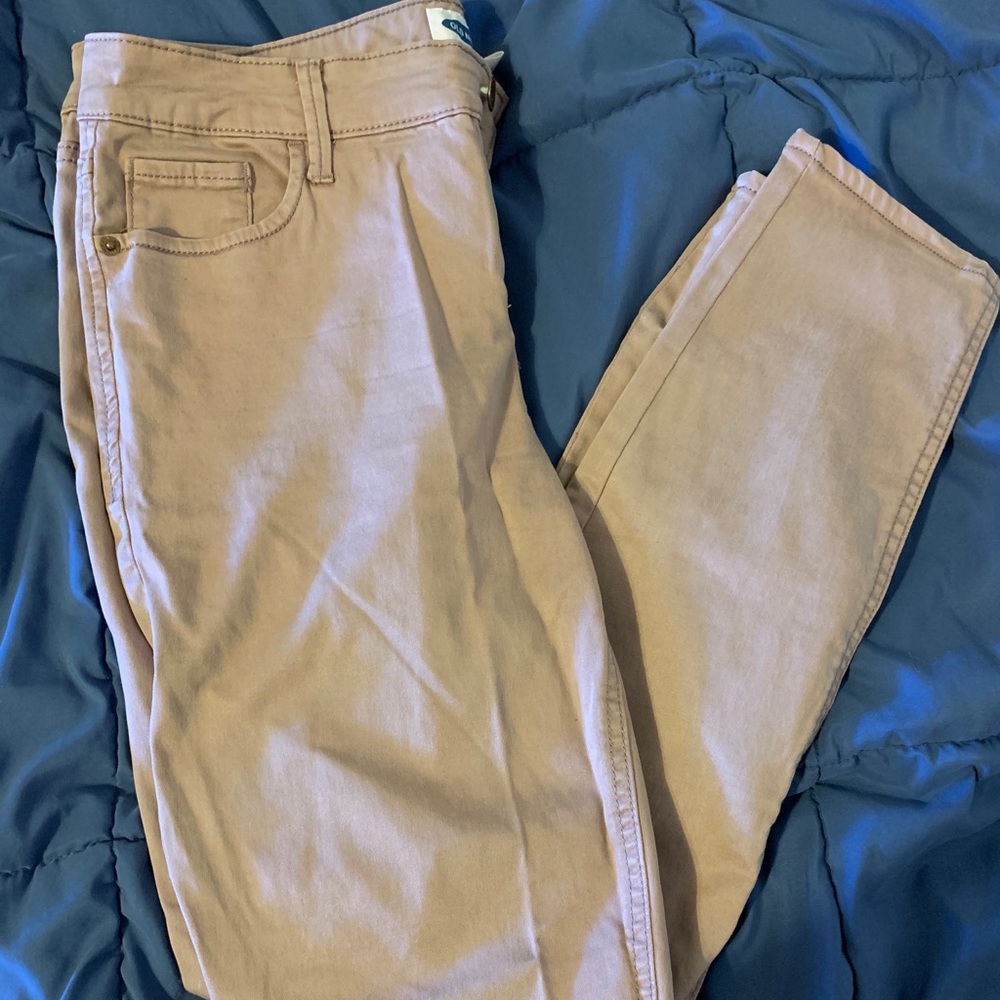 Dusty pink Old Navy jeggings